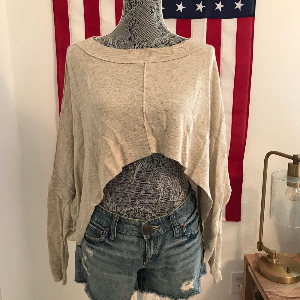All saints cropped sweater!